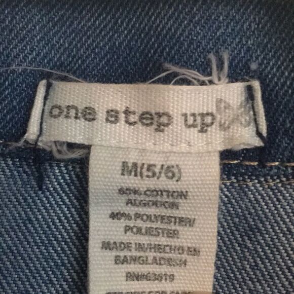 One Step Up Girls Denim Jacket: Size 5/6 - Picture 5 of 6